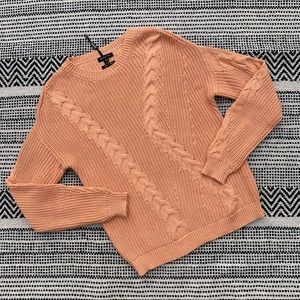 NWOT Massimo Dutti Orange Knit Sweater size S
